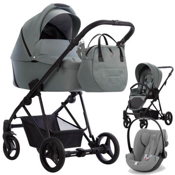 BEBETTO YODDI wózek 3w1 + fotelik Cybex Cloud G i-Size