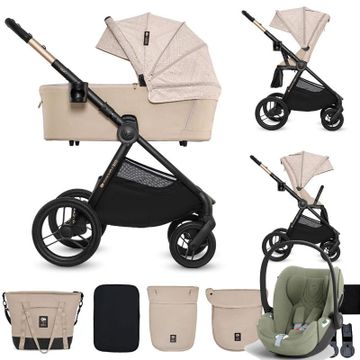 Kinderkraft NEA 2 wózek 3w1 | fotelik Cybex Cloud T i-Size