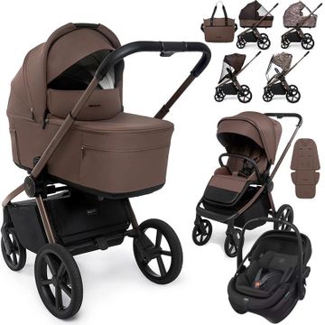 Muuvo FOLD wózek 3w1 + fotelik Maxi Cosi CORAL SLIDE PRO