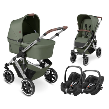 ABC DESIGN SALSA 4 AIR 2024 wózek 3w1 | fotelik MAXI COSI PEBBLE PRO