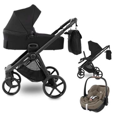 Junama MAMI wózek 3w1 z fotelikiem Maxi Cosi PEBBLE 360 PRO 2