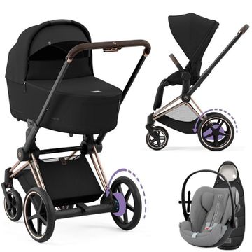 Cybex e-PRIAM 4.0 wózek elektryczny 3w1 + fotelik CLOUD G i-Size