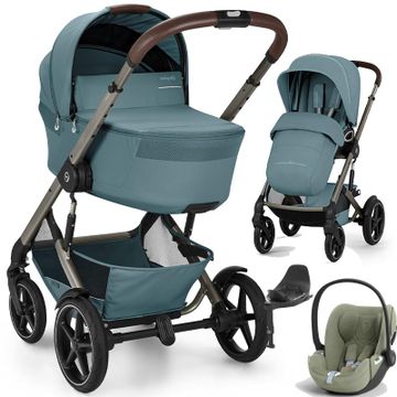 Cybex TALOS S LUX FOLD wózek 4w1 + fotelik Cybex CLOUD T PLUS i-Size + baza T