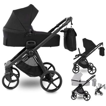 Junama MAMI wózek 3w1 z fotelikiem Maxi Cosi PEBBLE 360 PRO 2