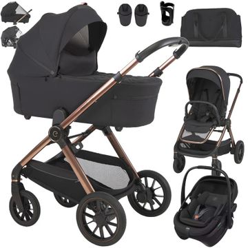 Espiro CODE wózek 3w1 + fotelik Maxi Cosi CORAL SLIDE PRO