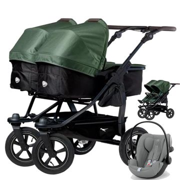 TFK DUO 2 COMBI wózek 3w1 z 2 fotelikami CYBEX CLOUD G3 i-Size