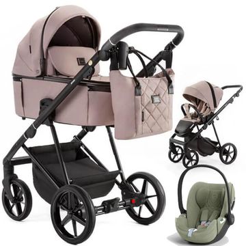 Adamex DELTA wózek 3w1 + fotelik Cybex CLOUD T i-Size