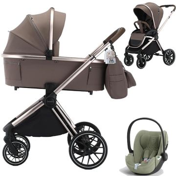 Adamex SPARK wózek 3w1 + fotelik Cybex CLOUD T i-Size