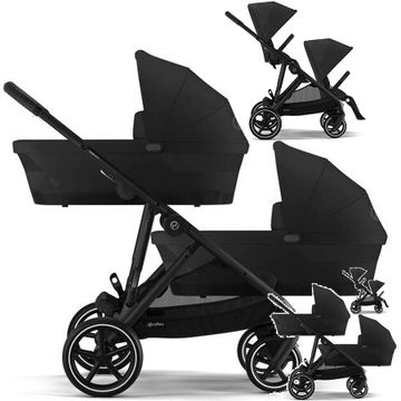 CYBEX GAZELLE S wózek bliźniaczy 3w1 z fotelikiem Cybex CLOUD G i-Size