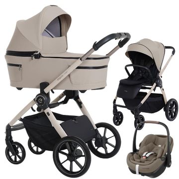 Espiro YOGA 2025 wózek 3w1 z fotelikiem Maxi Cosi PEBBLE 360 PRO 2