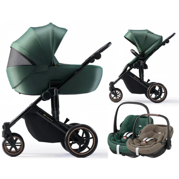 Kinderkraft PRIME 2 wózek 3w1 z fotelikiem Maxi Cosi PEBBLE 360 PRO 2