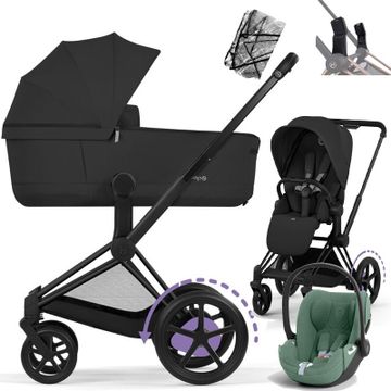 Cybex e-PRIAM 5.0 COMFORT wózek 3w1 + fotelik Cybex CLOUD T i-Size