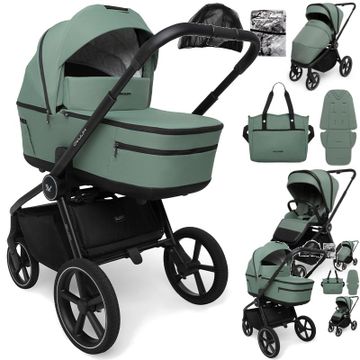 Muuvo FIVE wózek 4w1 + fotelik Cybex CLOUD T + baza T