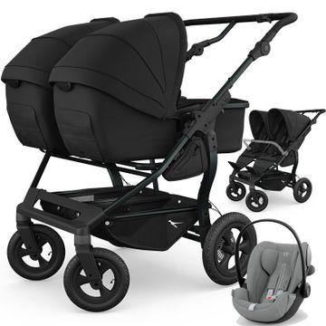 TFK DUO COMBI wózek bliźniaczy 3w1 + 2 foteliki Cybex CLOUD G3