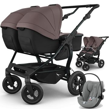 TFK DUO COMBI wózek bliźniaczy 3w1 + 2 foteliki Cybex CLOUD G3