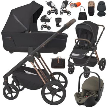 Espiro MILOO 2.0 wózek 3w1 + fotelik Britax BABY-SAFE PRO