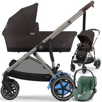 CYBEX E-GAZELLE S wózek 3w1 + fotelik Cybex CLOUD T
