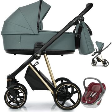 ROAN IVI 2.0 wózek 3w1 + fotelik Maxi Cosi CORAL 360