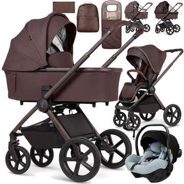 Venicci UPLINE 2 wózek 4w1 + fotelik Avionaut PIXEL PRO 2.0 + baza IQ ORBIT