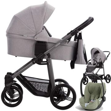 BEBETTO VULCANO wózek 3w1 z fotelikiem CYBEX CLOUD T i-Size