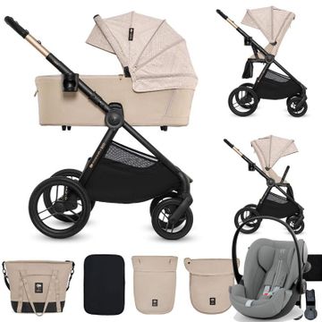 Kinderkraft NEA 2 wózek 3w1 + fotelik Cybex CLOUD G3 i-Size