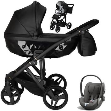 Junama CLASSIC wózek 3w1 z fotelkiem Cybex CLOUD T i-Size