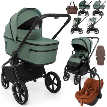 Muuvo FOLD wózek 3w1 + fotelik Maxi Cosi PEBBLE SLIDE PRO