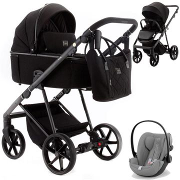 Adamex DELTA NATURA wózek 3w1 + fotelik Cybex CLOUD G i-Size