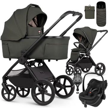 Venicci UPLINE 3 wózek 4w1 + Maxi Cosi PEBBLE SLIDE PRO + baza FamilyFix SLIDE PRO