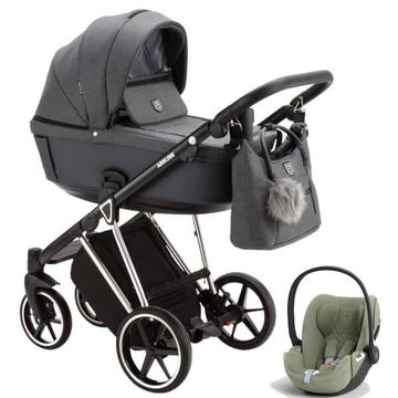 ADAMEX BELISSA SPECIAL wózek 3w1 + fotelik Cybex CLOUD T i-Size