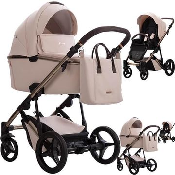 Bebetto LOREN PREMIUM CLASS BISCOTTI wózek 3w1 z fotelikiem Cybex CLOUD G i-Size