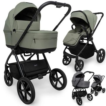 Muuvo ONE wózek 4w1 + fotelik Cybex CLOUD T + baza T