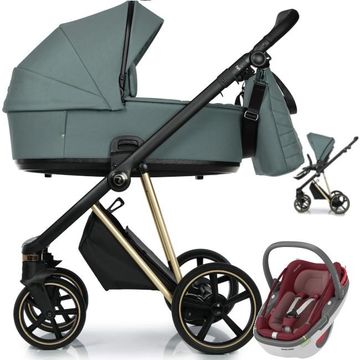 ROAN IVI 2.0 wózek 3w1 + fotelik Maxi Cosi CORAL 360