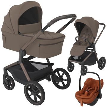 Espiro NOBLE wózek 3w1 + fotelik Maxi Cosi PEBBLE SLIDE PRO
