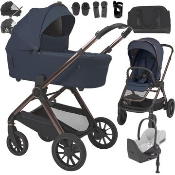 Espiro CODE wózek 4w1 + fotelik Cybex CLOUD T i-Size + baza