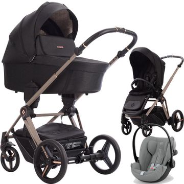 Bebetto MONTI wózek 3w1 + fotelik Cybex CLOUD G3