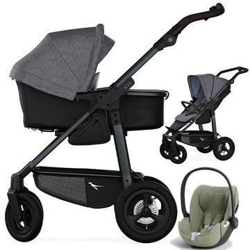TFK MONO 4 wózek 3w1 z fotelikiem Cybex CLOUD T i-Size