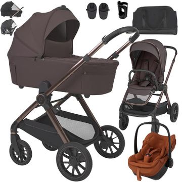 Espiro CODE wózek 3w1 + fotelik Maxi Cosi PEBBLE SLIDE PRO