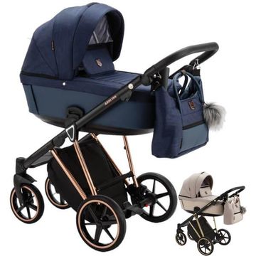 ADAMEX BELISSA SPECIAL wózek 3w1 + fotelik Cybex CLOUD G i-Size