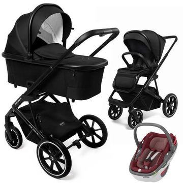 Muuvo SLICK 2.0 wózek 3w1 z fotelikiem Maxi Cosi CORAL 360