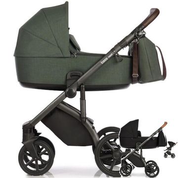 ROAN BASS NEXT wózek 3w1 z fotelikiem MAXI COSI CORAL 360