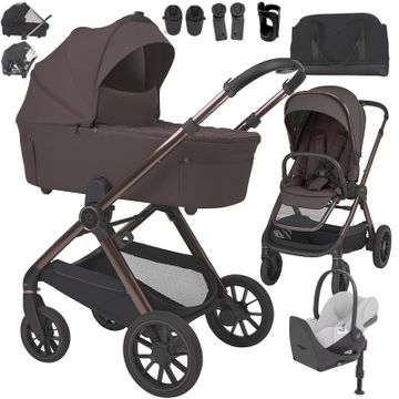 Espiro CODE wózek 4w1 + fotelik Cybex CLOUD T i-Size + baza