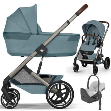 Cybex BALIOS S LUX FOLD wózek 4w1 + Cybex CLOUD T PLUS + baza T