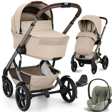 Cybex TALOS S LUX FOLD wózek 4w1 + fotelik Cybex CLOUD T PLUS i-Size + baza T