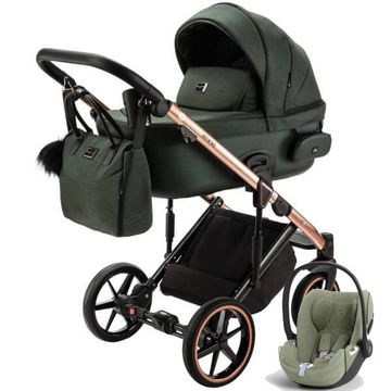 Adamex LUMI AIR SPECIAL EDITION wózek 3w1 + fotelik Cybex CLOUD T i-Size