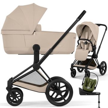 Cybex PRIAM 5.0 COMFORT wózek 4w1 + fotelik Cybex CLOUD G i-Size + Baza G