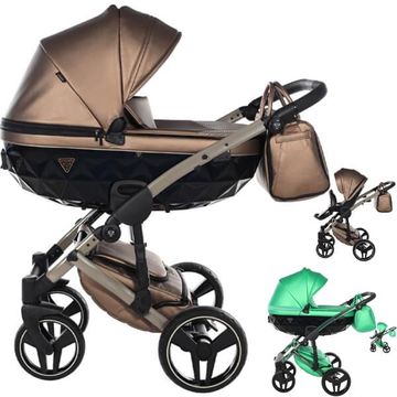 JUNAMA FLUO LINE V3 wózek 3w1 z fotelikiem Cybex CLOUD G i-Size