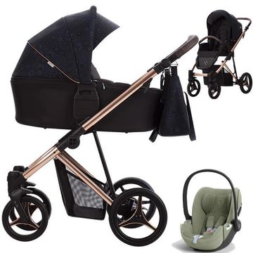 BEBETTO FLAVIO PREMIUM CLASS wózek 3w1 z fotelikiem Cybex CLOUD T i-Size