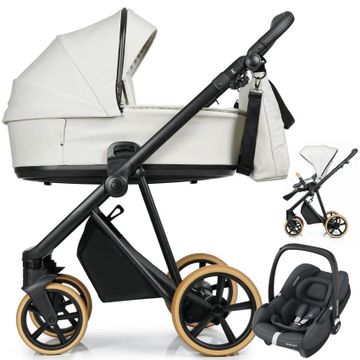 ROAN IVI 2.0 wózek 3w1 + fotelik Maxi Cosi CABRIO FIX i-Size