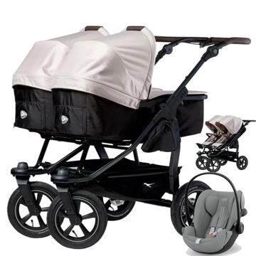 TFK DUO 2 COMBI wózek 3w1 z 2 fotelikami CYBEX CLOUD G3 i-Size
